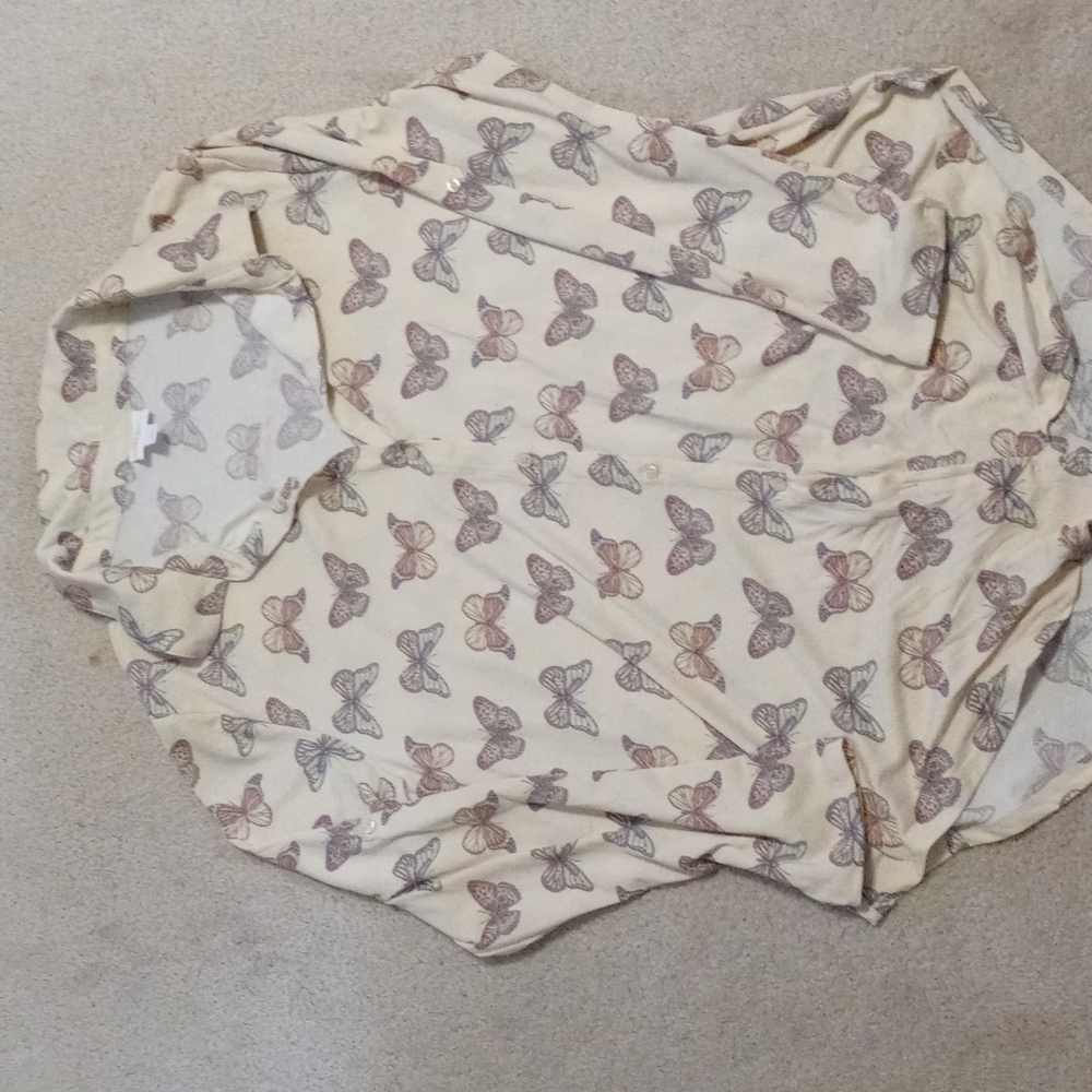 LuLaRoe butterfly shirt